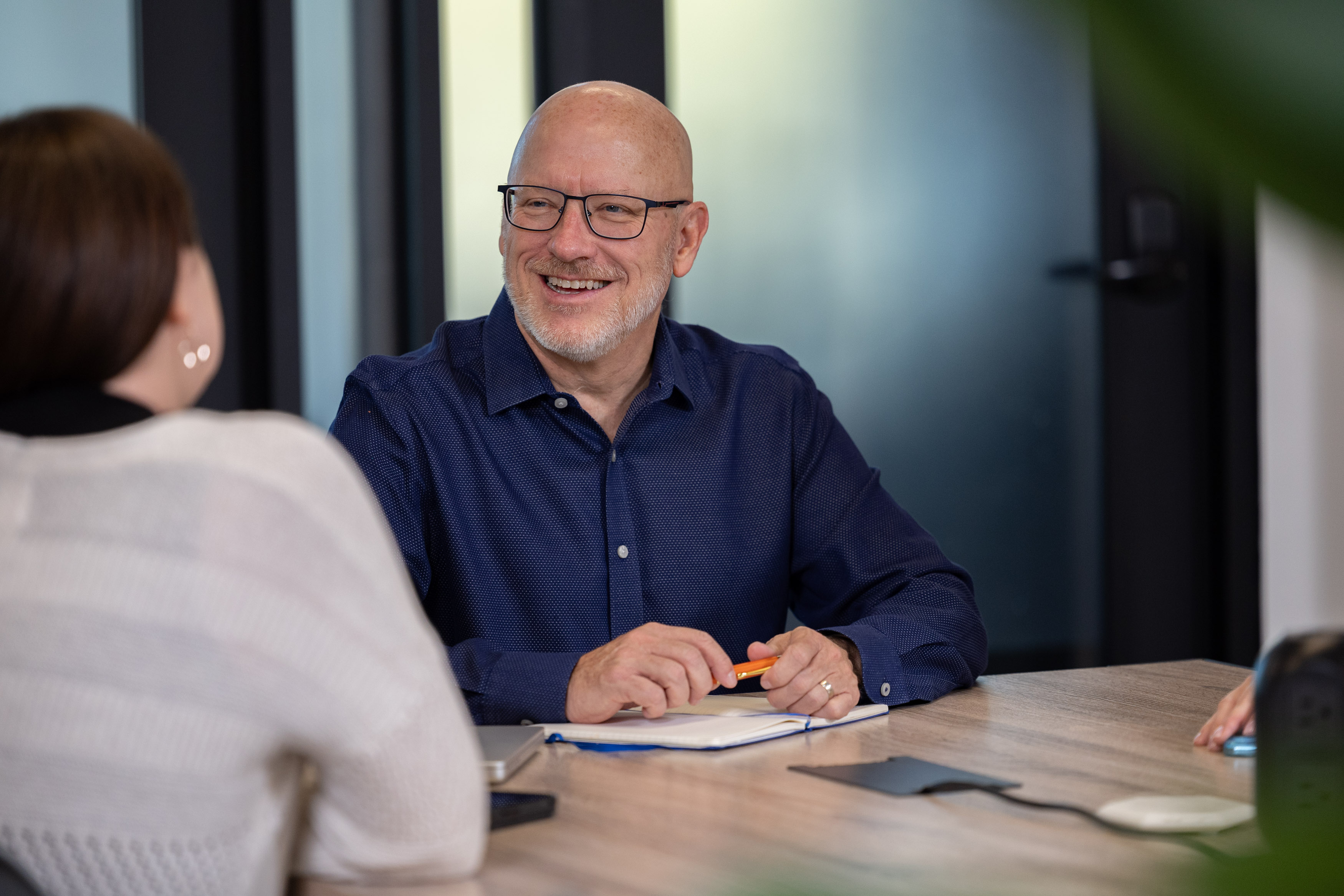 Dr. Brett Blair in a coaching session